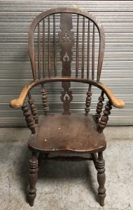 Windsor Chair before Priory Polish Reviver