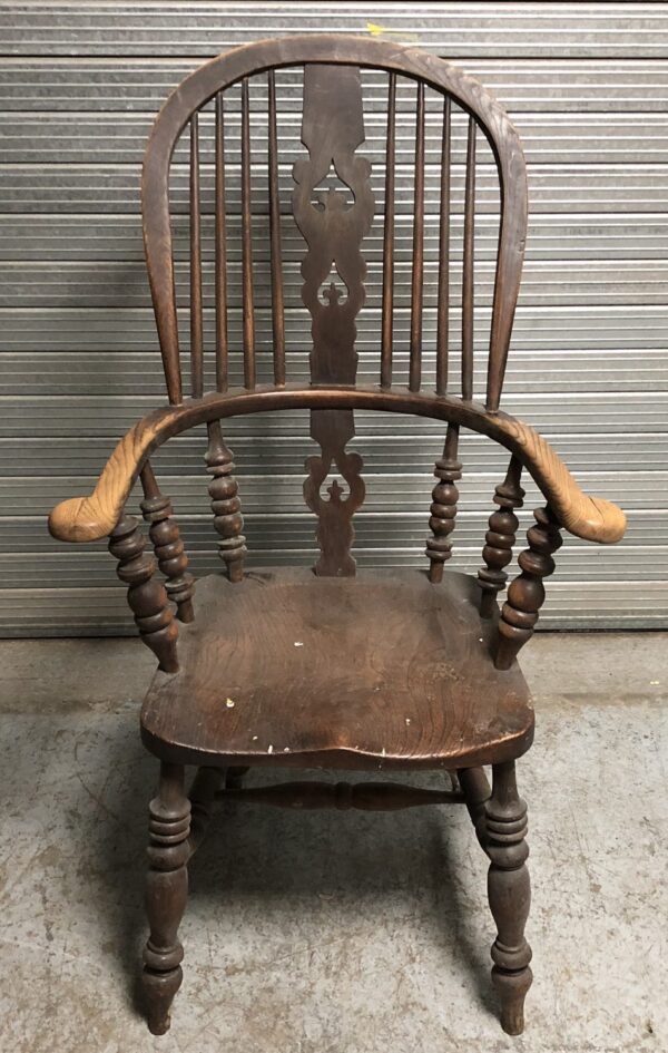 Windsor Chair before Priory Polish Reviver