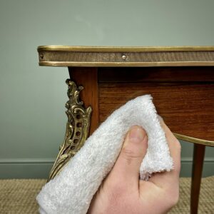 Using Our Priory Polishes Cotton Wax Buffing Cloths