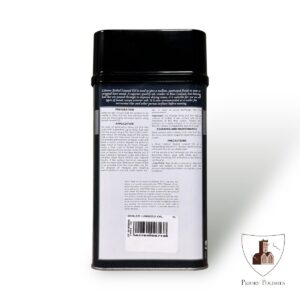 Liberon Boiled Linseed Oil back label