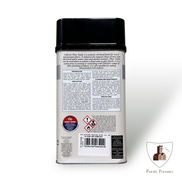Liberon Floor Sealer Back