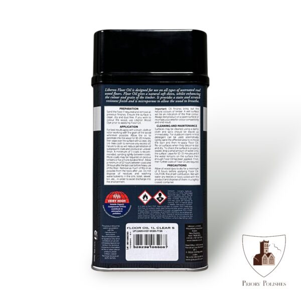 Liberon Floor Oil Back