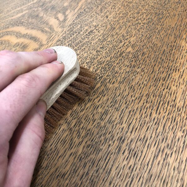 Use Liberon Liming Bronze Brush to open the Grain 