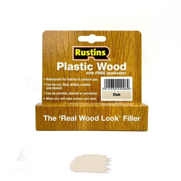 Rustins - Plastic Wood - Oak