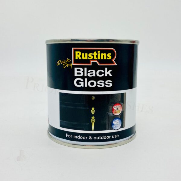 Rustins Quick Dry Black Gloss