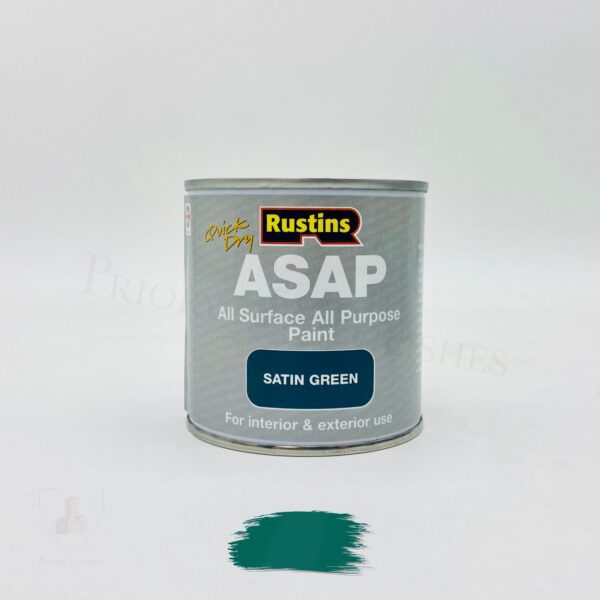 Rustins Quick Dry All Surface All Purpose Paint ASAP Paint – 250ml - Green