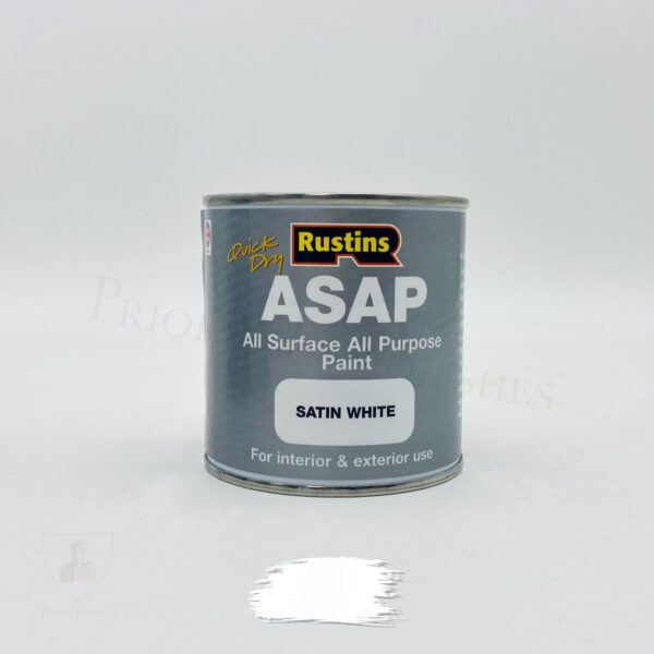 Rustins Quick Dry All Surface All Purpose Paint ASAP Paint – 250ml - White