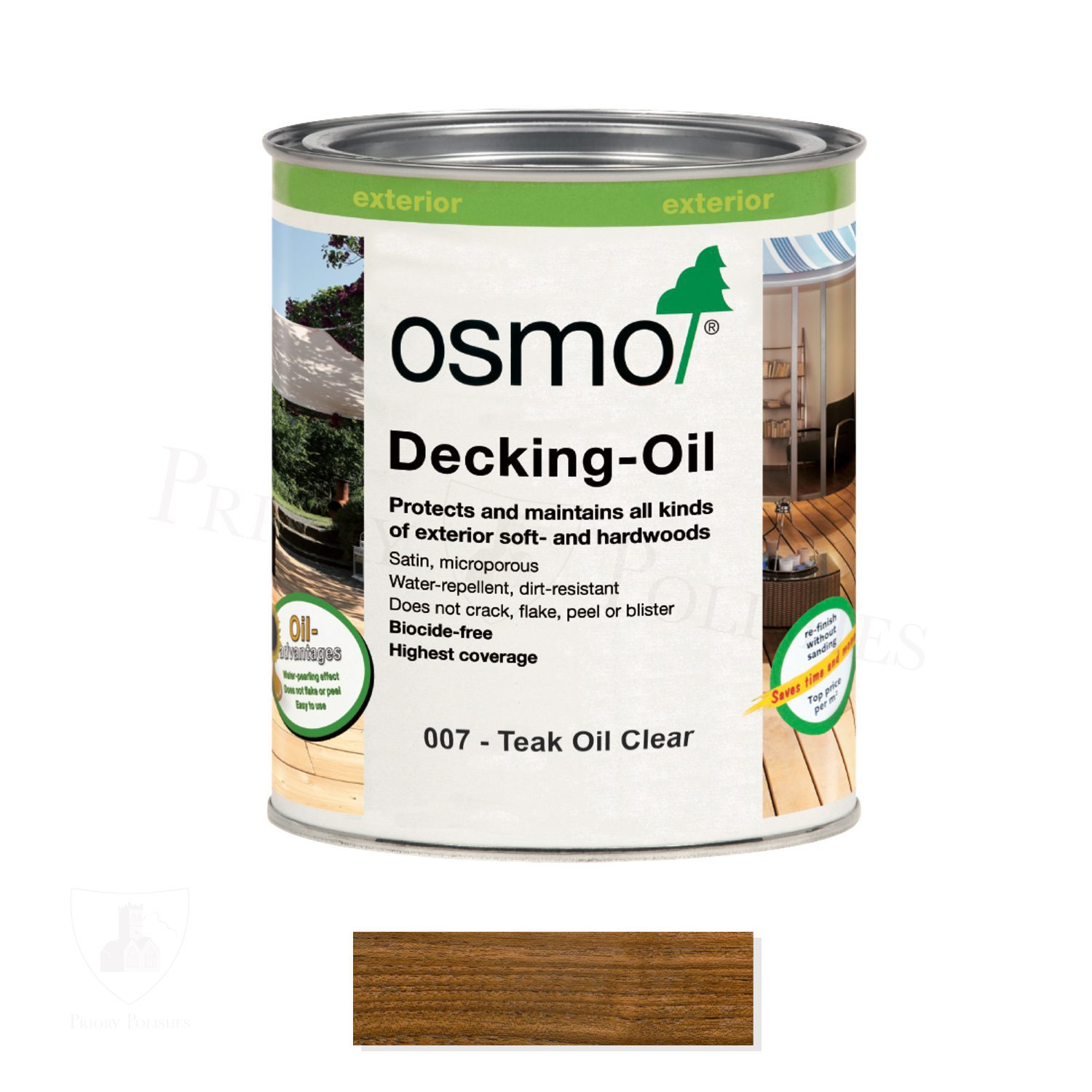 Osmo Decking Oil - All Colours - Priory Polishes