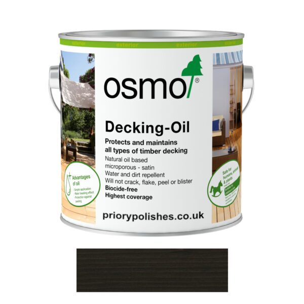 Osmo Decking Oil Tints - 020 Black