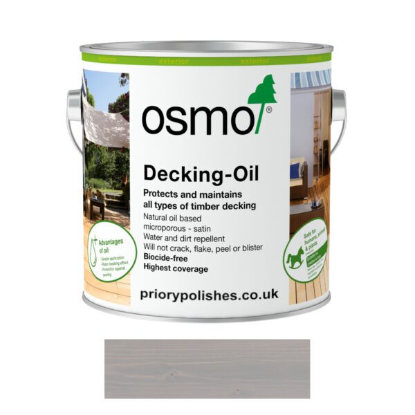 Osmo Decking Oil Tints - 3119 SILK GREY