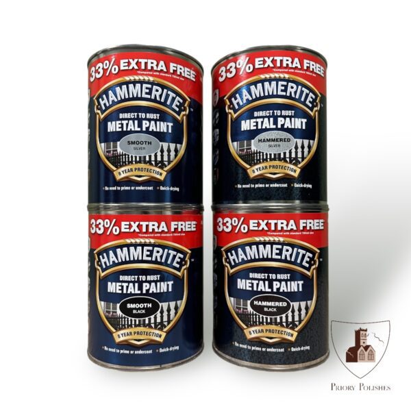 Hammerite Metal Paint 750ML + 33% Extra Free