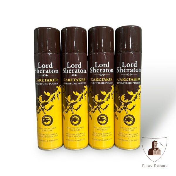 4 X 2 X Lord Sheraton Caretaker Furniture Polish Aerosol