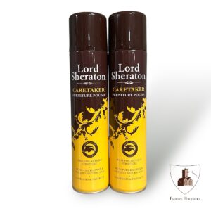 2 X Lord Sheraton Caretaker Furniture Polish Aerosol