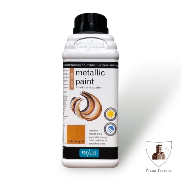 Polyvine Metallic Paint - Antique Gold