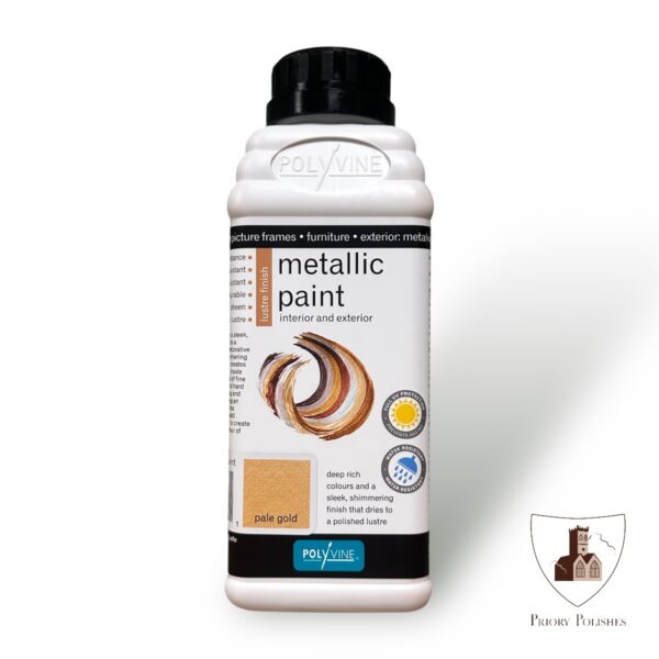 Polyvine Metallic Paint - Pale Gold