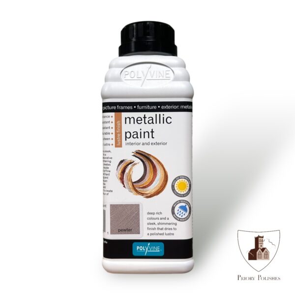 Polyvine Metallic Paint - Pewter