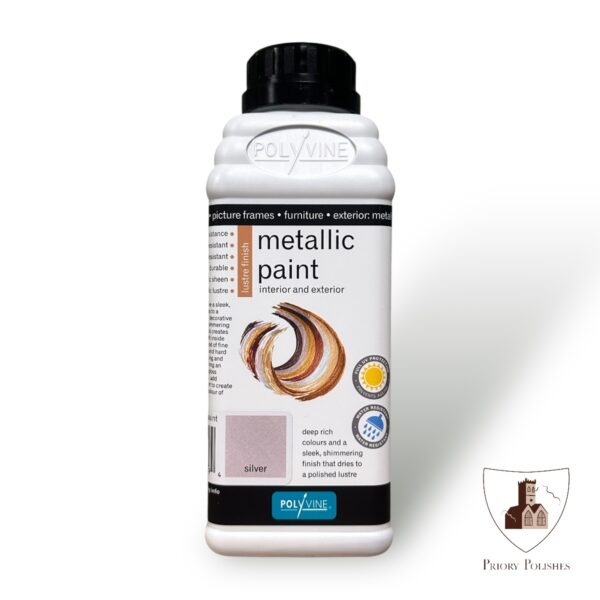 Polyvine Metallic Paint - Silver