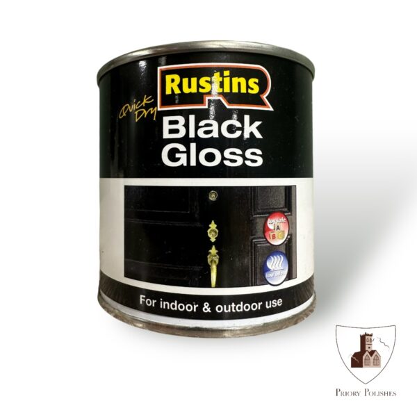 Rustins Quick Dry Black Gloss