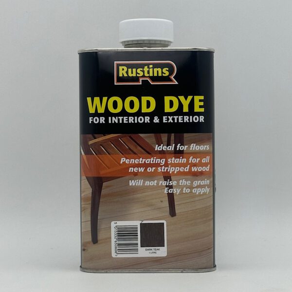 Rustins Wood Dye 1 Litre - Dark Teak