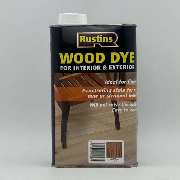 Rustins Wood Dye 1 Litre - Light Oak