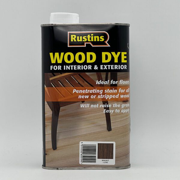 Rustins Wood Dye 1 Litre - Walnut