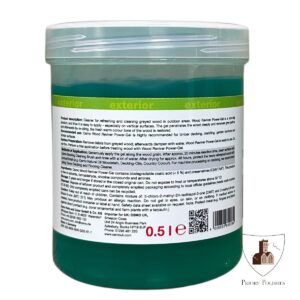 Osmo Wood Reviver Power Gel Back of tin