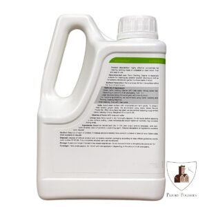 Osmo decking cleaner back of tin