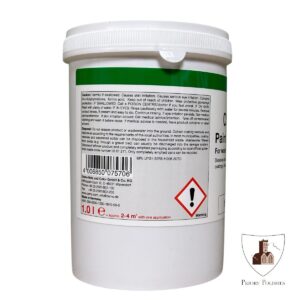 Osmo paint stripper back of tub