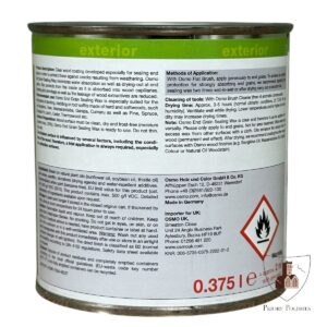 Osmo end grain sealing wax back of tin