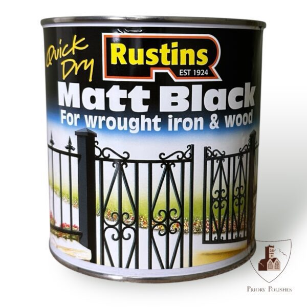 Rustins Matt Black 1 Litre