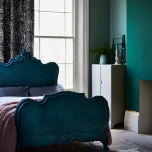 Aubusson Blue Chalk Painted Bedframe