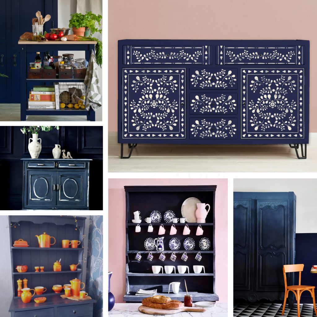 Oxford Navy Chalk Paint By Annie Sloan Priory Polishes