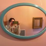 Annie Sloan Chalk Paint on Bathroom Mirror