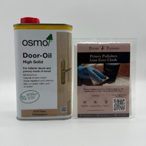Osmo Door Oil 3033 Raw + Free Lint Free Cloth