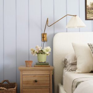 Wooden Paneling in Louis Blue