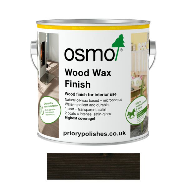 Osmo Wood Wax Finish | Transparent Tones - 3161 EBONY