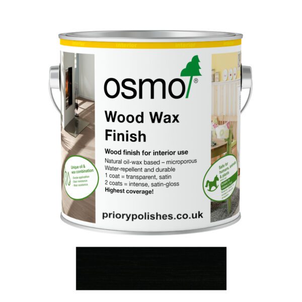 Osmo Wood Wax Finish | Transparent Tones - 712 Ebony