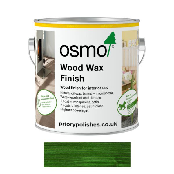 Osmo Wood Wax Finish | Transparent Tones - 729 Fir Green