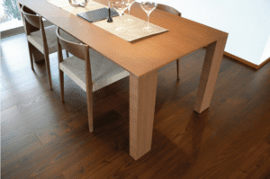 Osmo wood wax finish extra thin on furniture