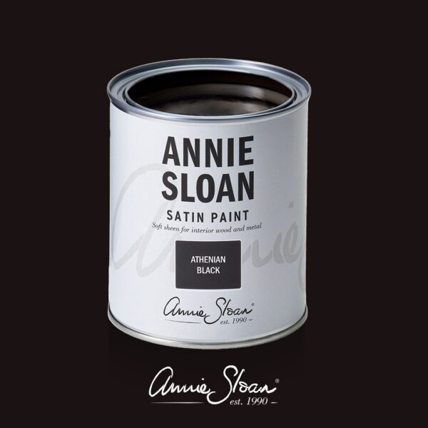 Annie Sloan Satin Paint - Athenian Black