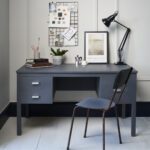 Office Desk & Chair in Whistler Grey