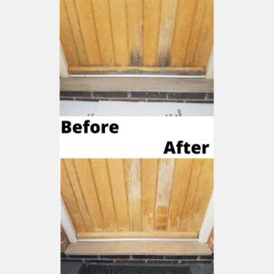 Wood Reviver Power-Gel Before and After