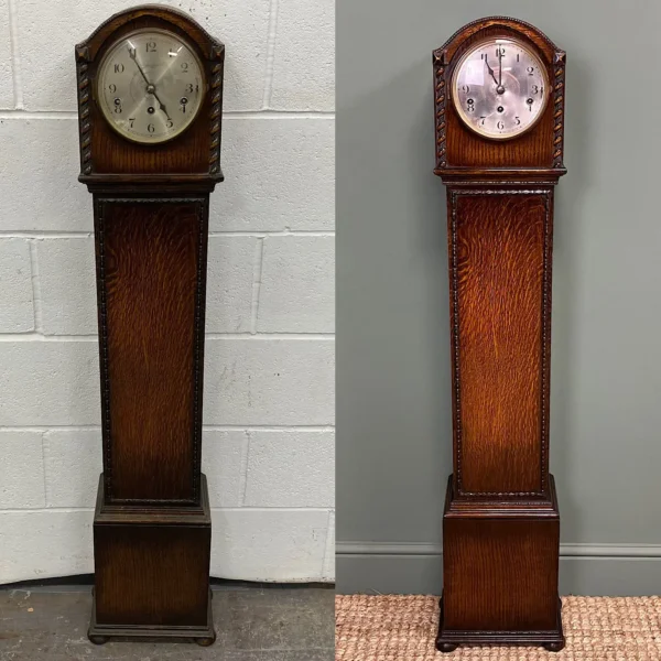 before and after on the clock