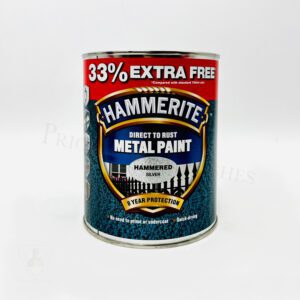 Hammerite Metal Paint 33% Extra - Hammered - Silver