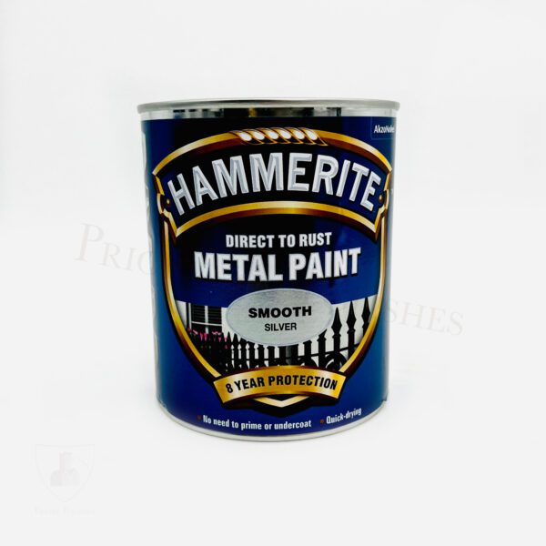 Hammerite Smooth Metal Paint | Smoothrite - Silver