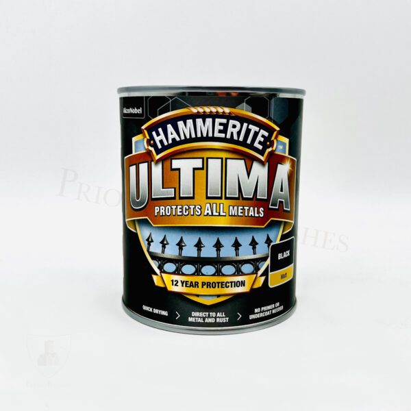 Hammerite Ultima - Black - Matt