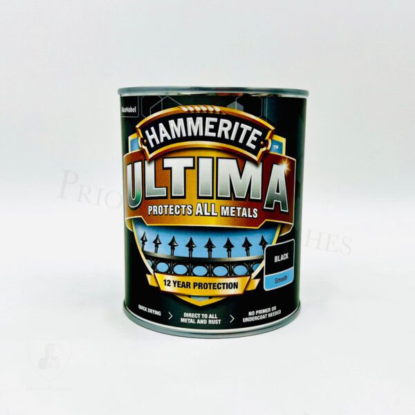 Hammerite Ultima - Black - Smooth