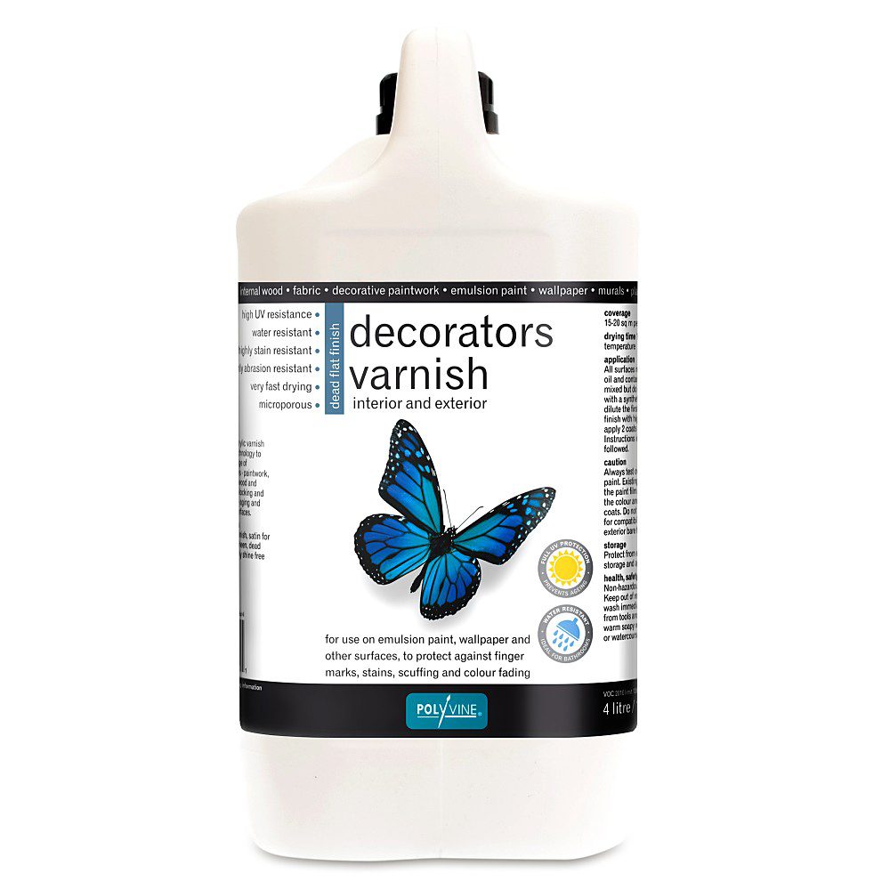 Polyvine Decorators Varnish - Dead flat 4L