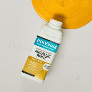 Polyvine Metallic Paint - 500ml - Bright Gold