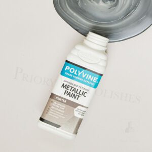 Polyvine Metallic Paint - 500ml - Pewter